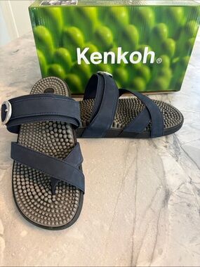 Kenkoh Aura-V Sandal Navy Size 8